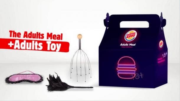 Burger King Offers New Happy Meals For Adults With Sex Toys Inside 